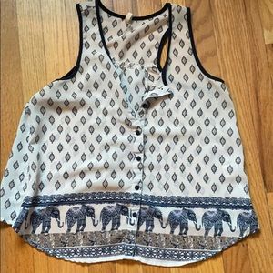 Printed blouse